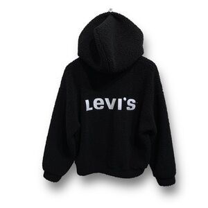 Levi's Black Hoodie with White Logo